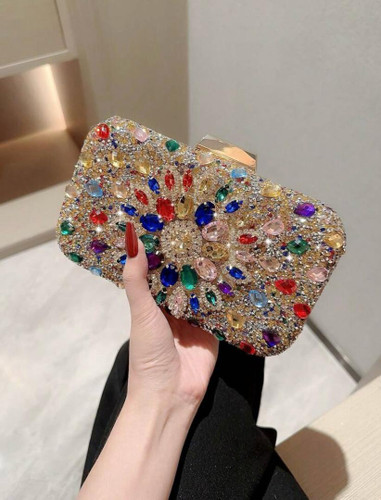 کیف الماسی رنگی