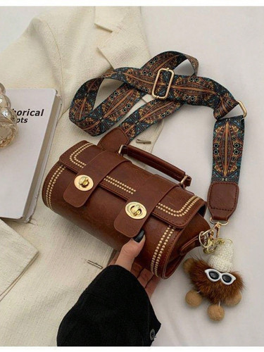 کیف دسته طرحدار استوانه ای